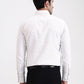 White Checked Slim Fit Formal Shirt | Greenfibre