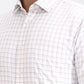 White Checked Slim Fit Formal Shirt | Greenfibre