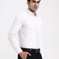 White Checked Slim Fit Formal Shirt | Greenfibre