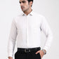 White Checked Slim Fit Formal Shirt | Greenfibre