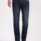 Indigo Blue Washed Straight Fit Jeans | Greenfibre