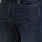 Indigo Blue Washed Straight Fit Jeans | Greenfibre