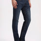 Indigo Blue Washed Straight Fit Jeans | Greenfibre