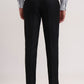 Black Solid Slim Fit Formal Trouser | Greenfibre