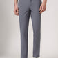 Grey Solid Neo Fit Casual Trouser | Greenfibre