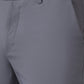 Grey Solid Neo Fit Casual Trouser | Greenfibre