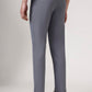 Grey Solid Neo Fit Casual Trouser | Greenfibre