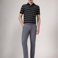 Grey Solid Neo Fit Casual Trouser | Greenfibre