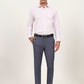 Pink & White Checked Regular Fit Formal Shirt | Greenfibre