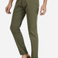 Pista Green Solid Neo Fit Casual Trouser | Greenfibre