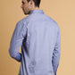Purple Solid Smart Fit Semi Casual Shirt | Greenfibre