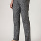 Black Printed Neo Fit Casual Trouser | Greenfibre