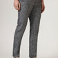 Black Printed Neo Fit Casual Trouser | Greenfibre