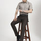 Brown Checked Regular Fit Formal Shirt | Greenfibre