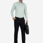 Green Checked Slim Fit Formal Shirt | Greenfibre