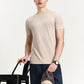 Fawn Striped Slim Fit T-Shirt | Greenfibre