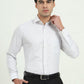 Grey Solid Slim Fit Formal Shirt | Greenfibre