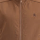 Khaki & Grey Solid Slim Fit Winter Jacket | Greenfibre