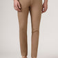 Brown Checked Super Slim Fit Casual Trouser | Greenfibre