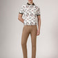 Brown Checked Super Slim Fit Casual Trouser | Greenfibre