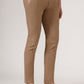 Brown Checked Super Slim Fit Casual Trouser | Greenfibre