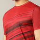 Red Printed Slim Fit T-Shirt | Jade Play