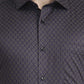 Purple Printed Slim Fit Formal Shirt | Greenfibre