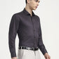Purple Printed Slim Fit Formal Shirt | Greenfibre