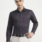 Purple Printed Slim Fit Formal Shirt | Greenfibre