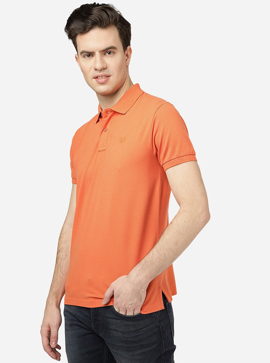 Salmon Polo T-Shirt