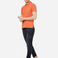 Salmon Solid Slim Fit Polo T-Shirt