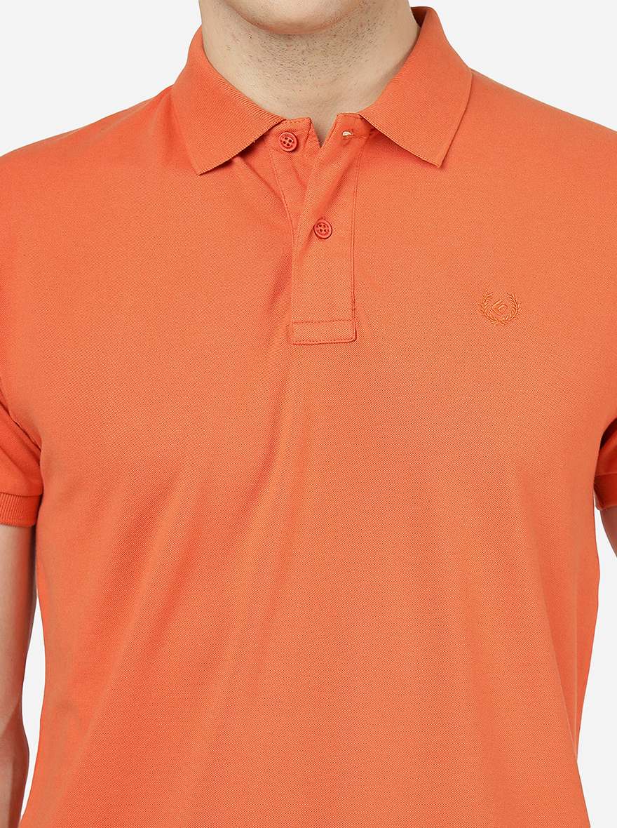 Orange Polo T-Shirt