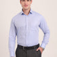 Light Blue Solid Slim Fit Formal Shirt | Metal