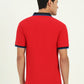 Blood Red Solid Slim Fit Polo T-Shirt | Greenfibre