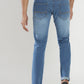 Blue Washed Straight Fit Jeans | Greenfibre