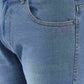 Blue Washed Straight Fit Jeans | Greenfibre