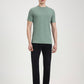 Green Striped Slim Fit T-Shirt | Greenfibre