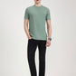 Green Striped Slim Fit T-Shirt | Greenfibre
