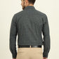 Navy Blue Printed Slim Fit Formal Shirt | Metal