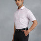 Pink Checked Regular Fit Formal Shirt | Greenfibre
