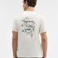 White Printed Slim Fit T-Shirt | Greenfibre