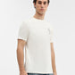 White Printed Slim Fit T-Shirt | Greenfibre
