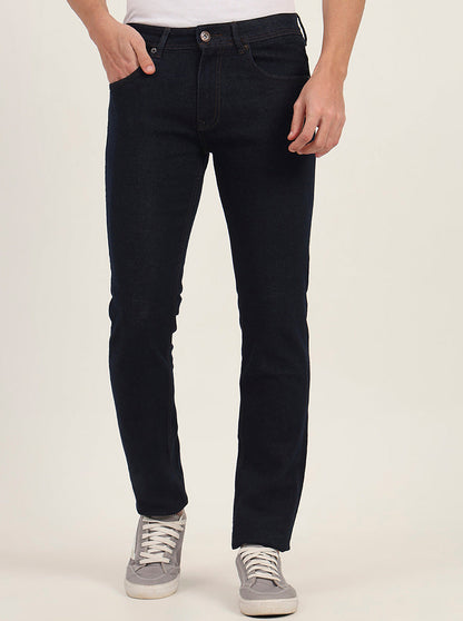 Raw Blue Washed Narrow Fit Jeans | Greenfibre