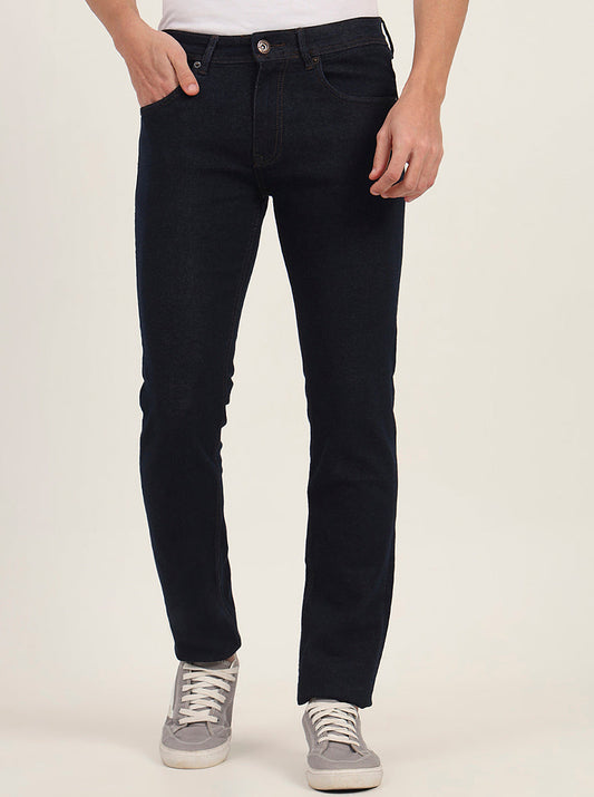 Raw Blue Washed Narrow Fit Jeans | Greenfibre