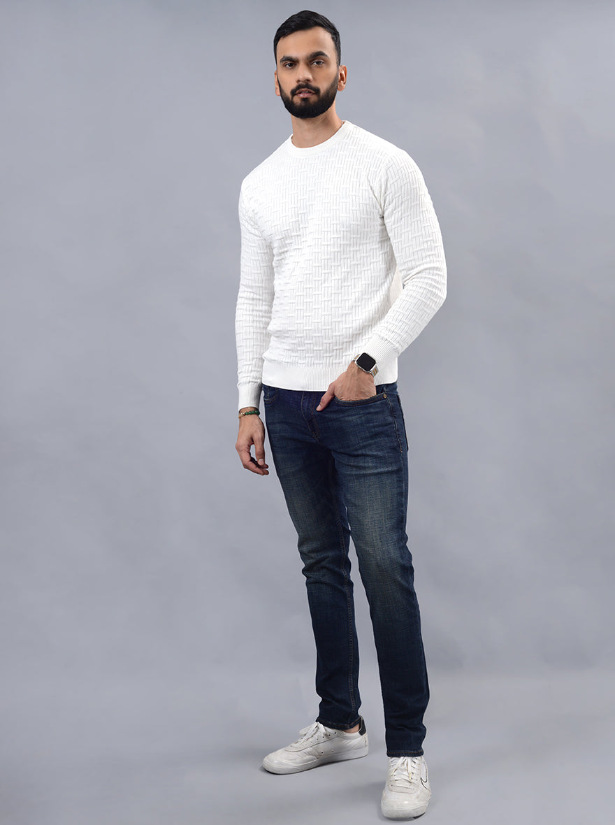 Tinted Blue Washed Slim Fit Jeans | JadeBlue