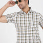 Green Checked Slim Fit Casual Shirt | Greenfibre