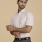 Orange Striped Slim Fit Formal Shirt | Greenfibre