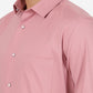 Pink Solid Slim fit Party Wear Shirt | Greenfibre