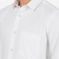 White Solid Slim fit Party Wear Shirt | Greenfibre