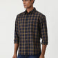 Red Checked Slim Fit Casual Shirt | Greenfibre